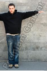 Whole Body Man T poses Casual Average Street photo references